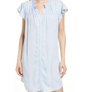 Rails Kat Button Front Chambray Dress